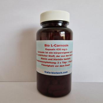 Bio L-Carnosin Kapseln 430 mg.