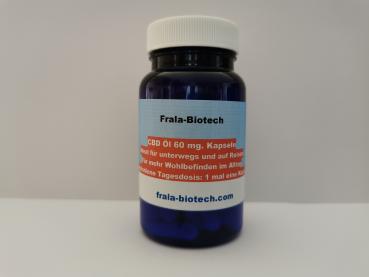 CBD Öl 60 mg. Kapseln 30 Stück