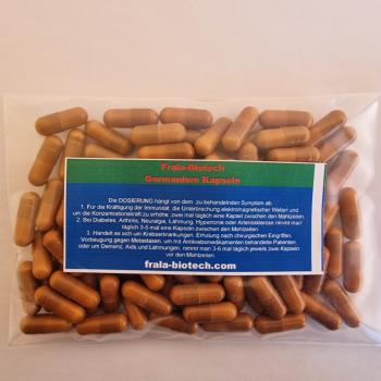organic germanium capsules 450-480 mg. Delivery ex works 10x500 pieces