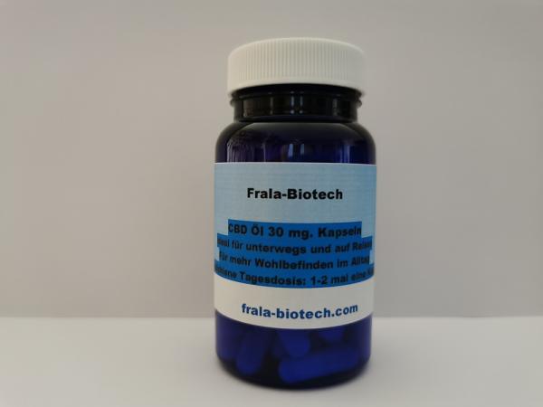 CBD Öl 30 mg. Kapseln 60 Stück