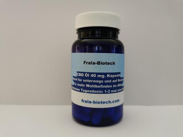 CBD Öl 40 mg. Kapseln 120 Stück