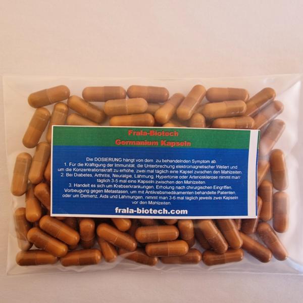 Germanium capsules 450 mg. frala biotech