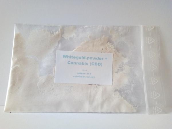 Whitegold-powder + Cannabis